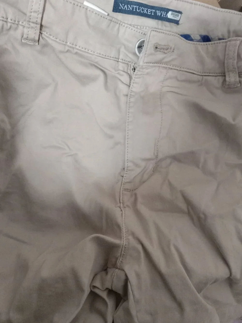 Nantucket Whaler Tan Stretch Slim Fit Chino Short/6244